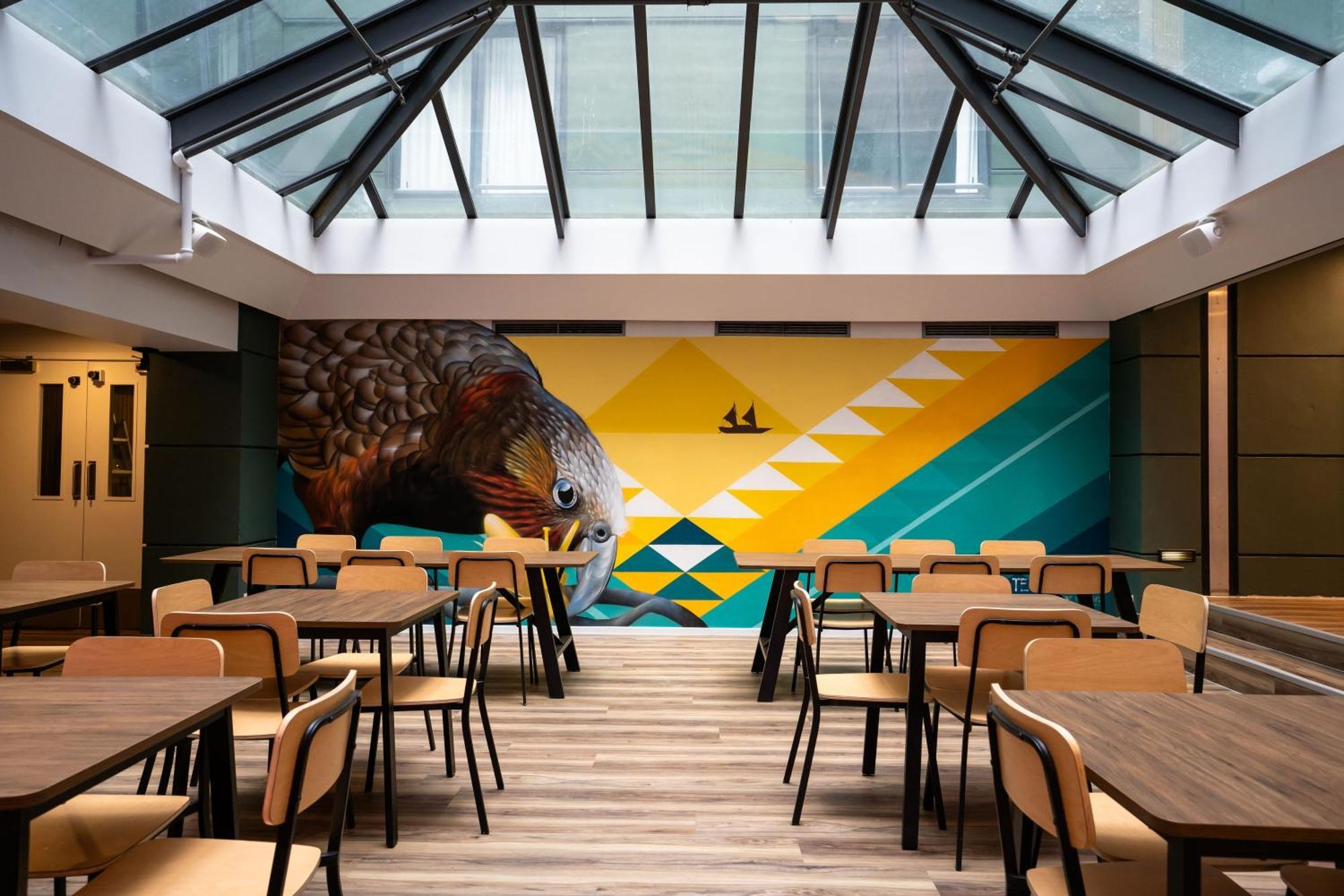 Хостел Haka House Веллингтон Экстерьер фото The dining room at the new sixth form centre